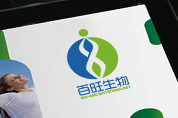 百旺生物logo标志商标设计