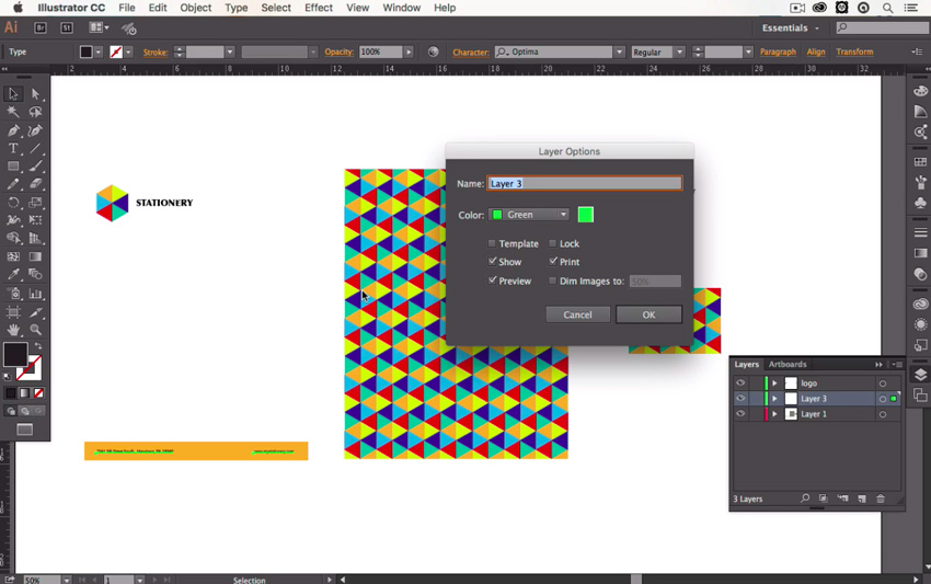 Screenshot from How to Organize Artwork With Layers and Artboards in Adobe Illustrator course