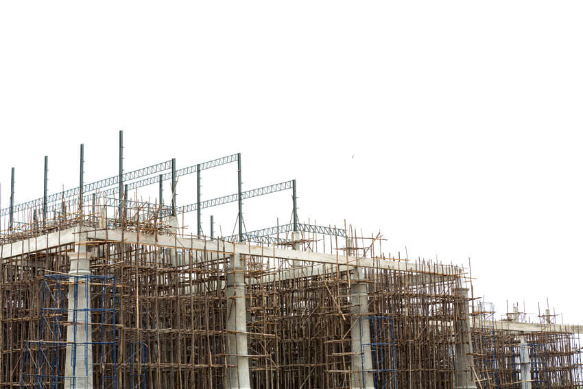 Unfinished Building Construction Site