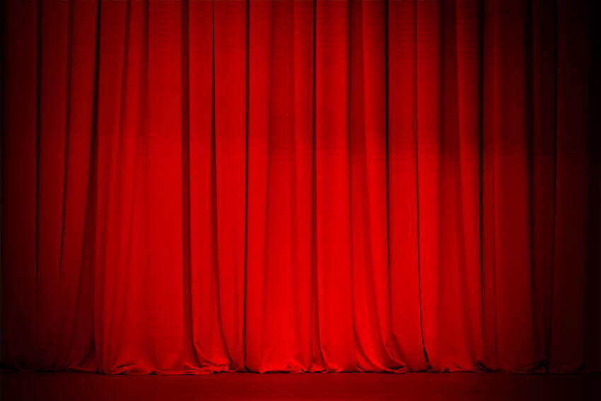 Red Theater Curtain