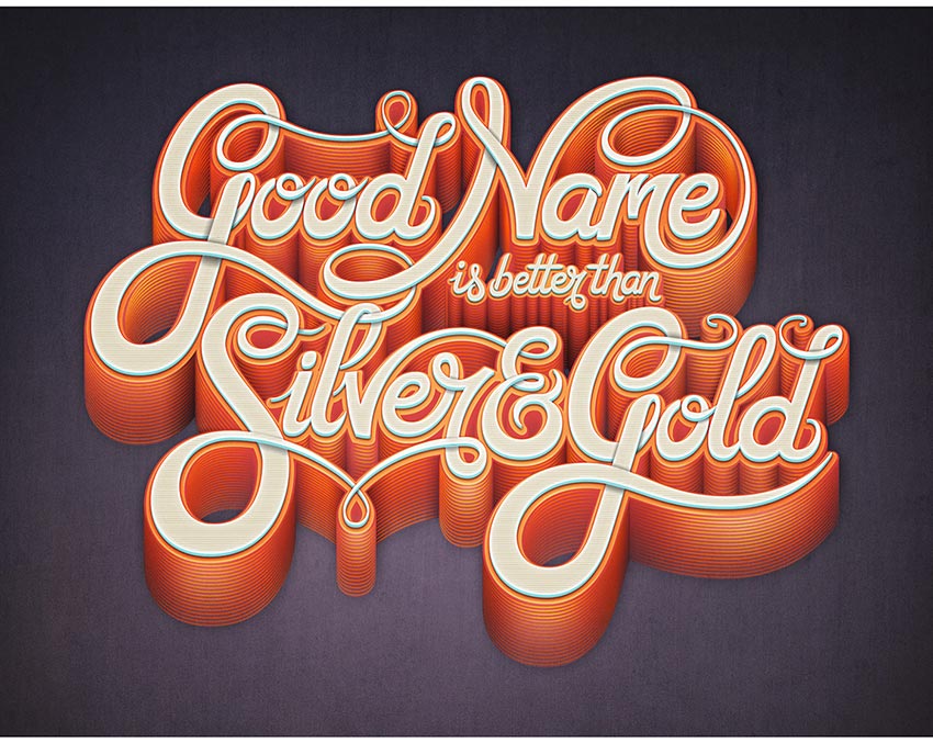 Good Name Is Better Than Silver Gold
